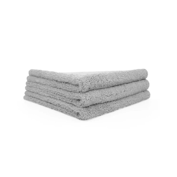 The Collection Dual Pile 3-Pack Ice Grey Chiffons en microfibre