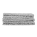 The Collection Dual Pile 3-Pack Ice Grey Chiffons en microfibre