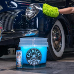 Chemical Guys Seau de lavage de voiture transparent avec logo 19 litres