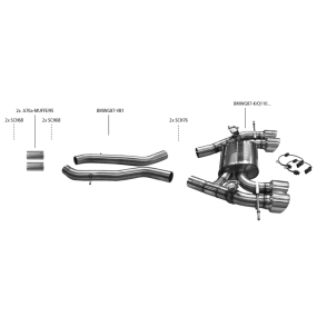 Bastuck Auspuffanlage BMW M2 G87 3.0 L