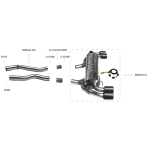 Système d'échappement Bastuck BMW 2er M240I G42 3.0 L 3.0 L